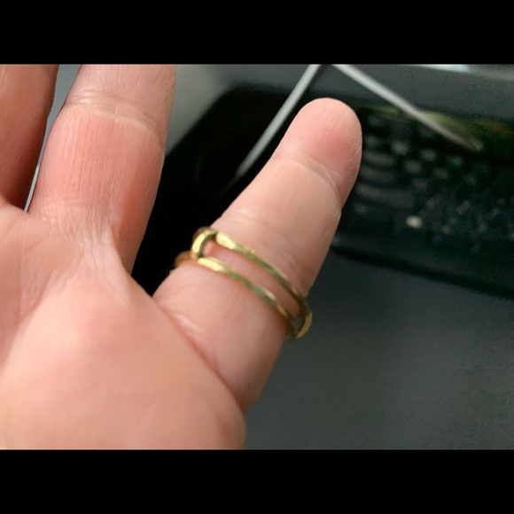 18k Solid Gold w 1 carat diamonds ring wrap - Picture 7 of 7
